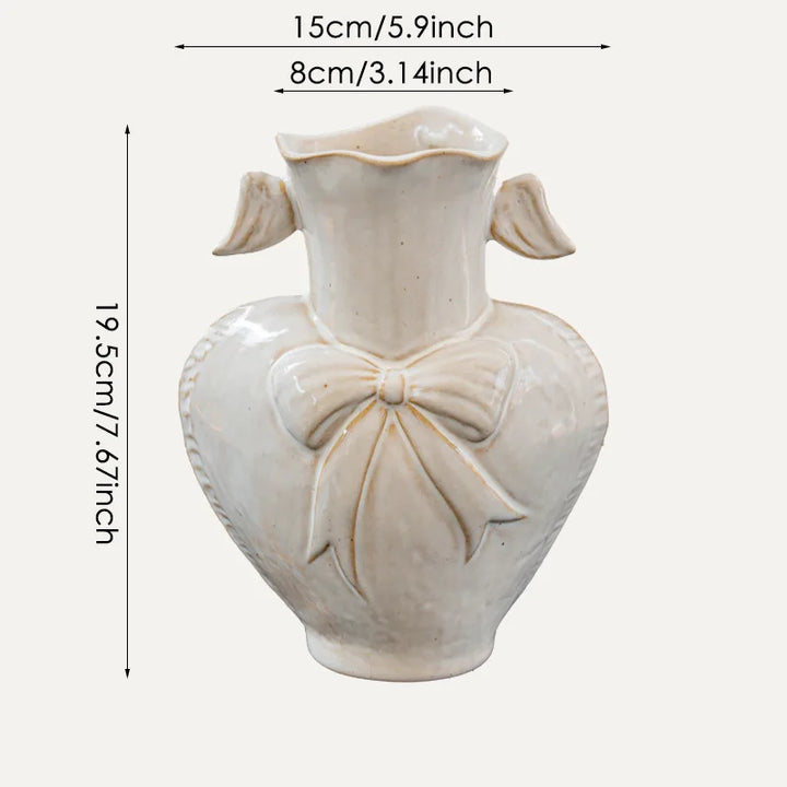 Retro Ceramic Vase for Dried Flowers and Pampas Grass