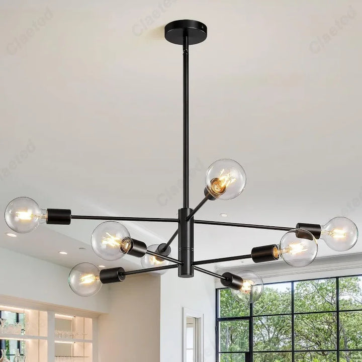 Modern Minimalist LED Chandelier – European Style Pendant Light