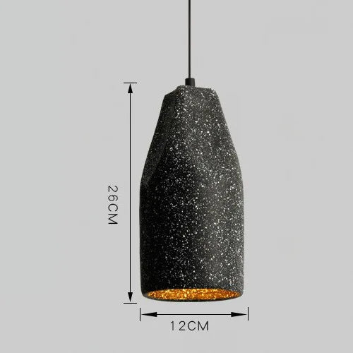 Nordic Industrial Cement Pendant Lamp – LED Chandelier