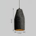 Nordic Industrial Cement Pendant Lamp – LED Chandelier