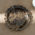 Natural Travertine Marble Tray – Scalloped Luxury Jewelry & Display Plate | Square Stone Organizer for Home & Vanity Decor