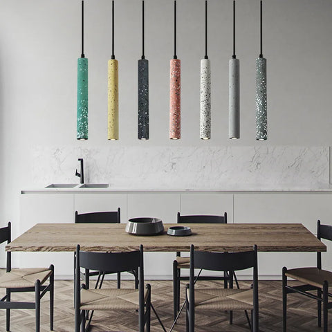 Industrial Waterstone LED Pendant Light – Modern Dining & Kitchen Lamp