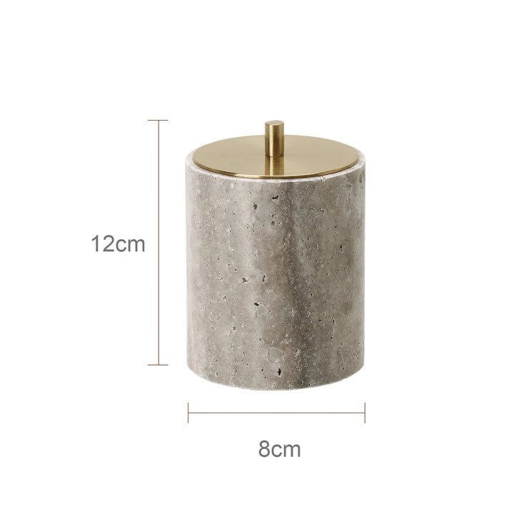 Grigio Travertine Bathroom Set – Natural Marble Accessories