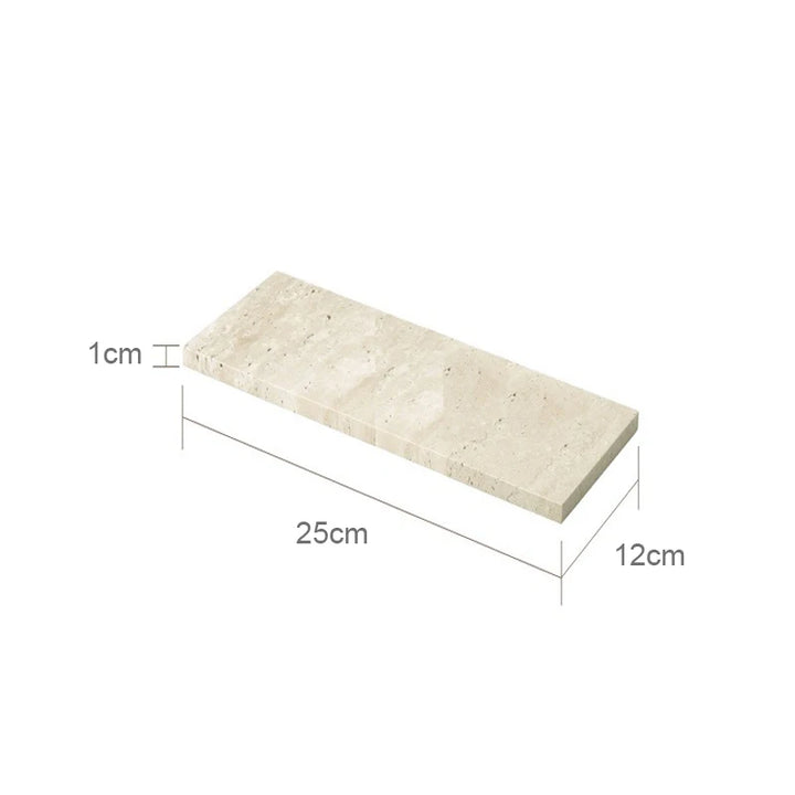 Beige Travertine Marble Bathroom Set – Luxury 9-Piece Natural Stone Accessories