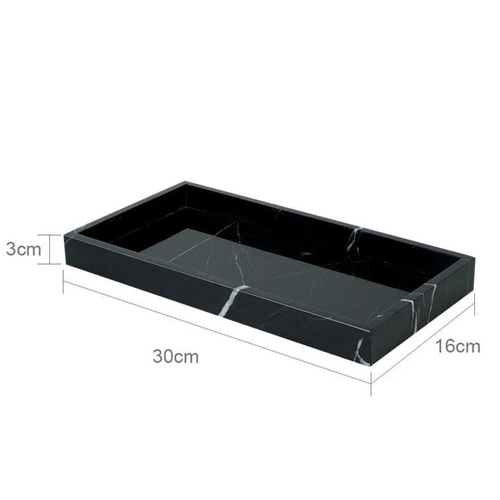 Black Nero Marquina Marble Bathroom Set – Luxury Accessories