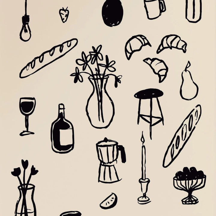 Retro Coffee Poster – Morning Café Canvas Wall Art | Vintage Kitchen & Coffee Lover Home Decor