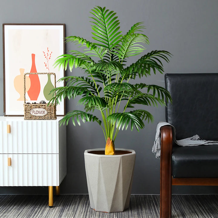 120cm Artificial Palm Tree – Large Tropical Coconut Plant Decor