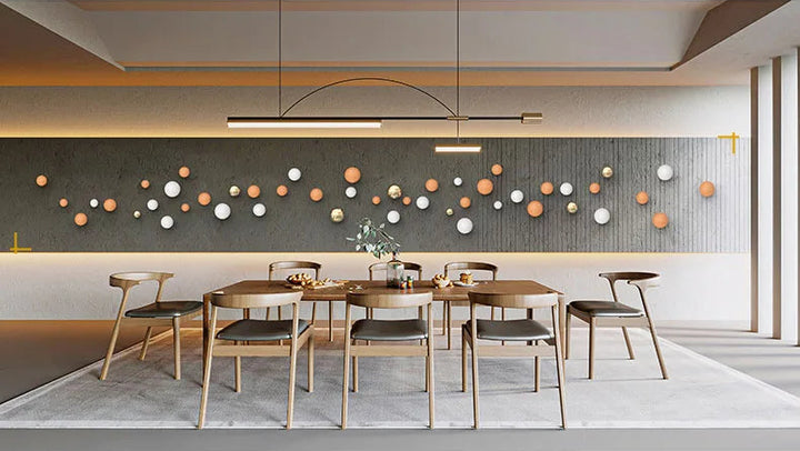 Minimalist Decorative Ball Wall Hanging – Modern Aesthetic Room Ornament