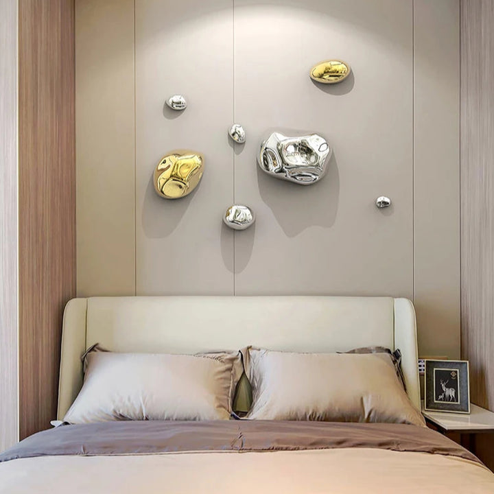 Stereoscopic Stone Wall Hanging – Modern 3D Decor