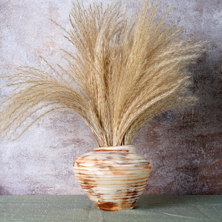 Rustic Ceramic Vase – Textured Pottery for Home Décor