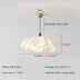 Cream Fabric Pendant Light – Nordic French Retro Chandelier