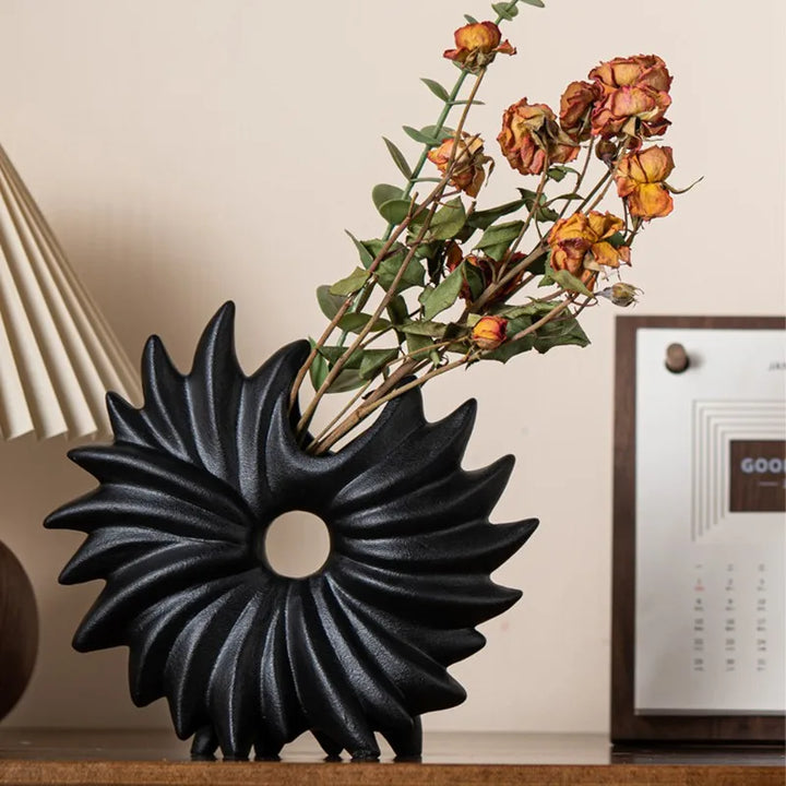 Sea Anemone Ceramic Vase – Boho Modern Centerpiece