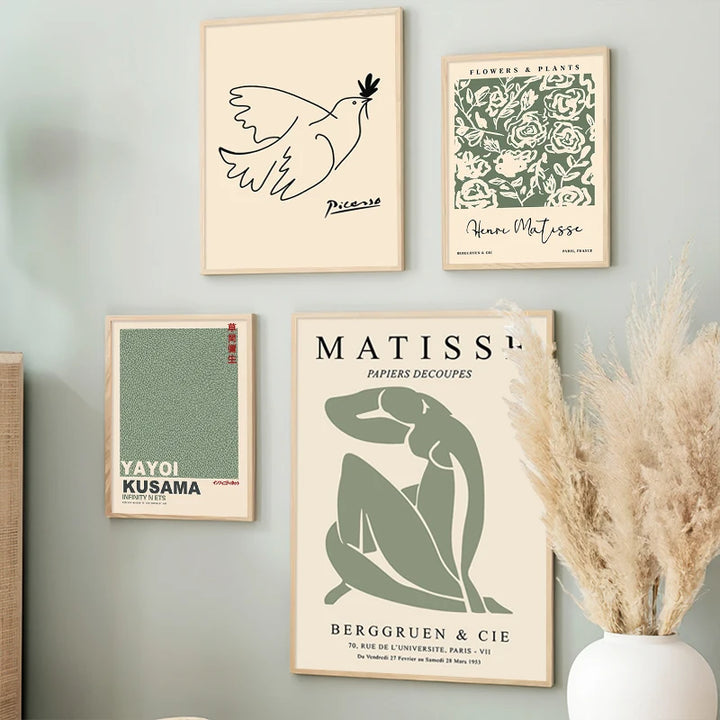 Matisse Picasso Canvas Print – Flower Market Wall Art