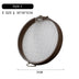 Acrylic Bamboo Tea & Pastry Tray – Minimalist Handle Serving Tray for Home, Kitchen, or Hotel